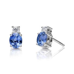 Anisa - Sapphire Earrings