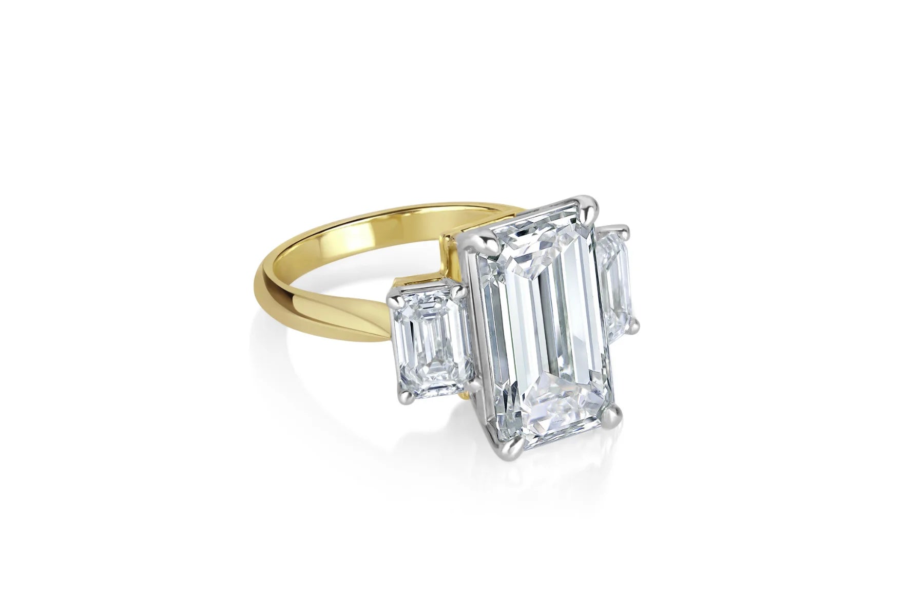 Emerald Cut Diamond Engagement Rings – Paul Bram
