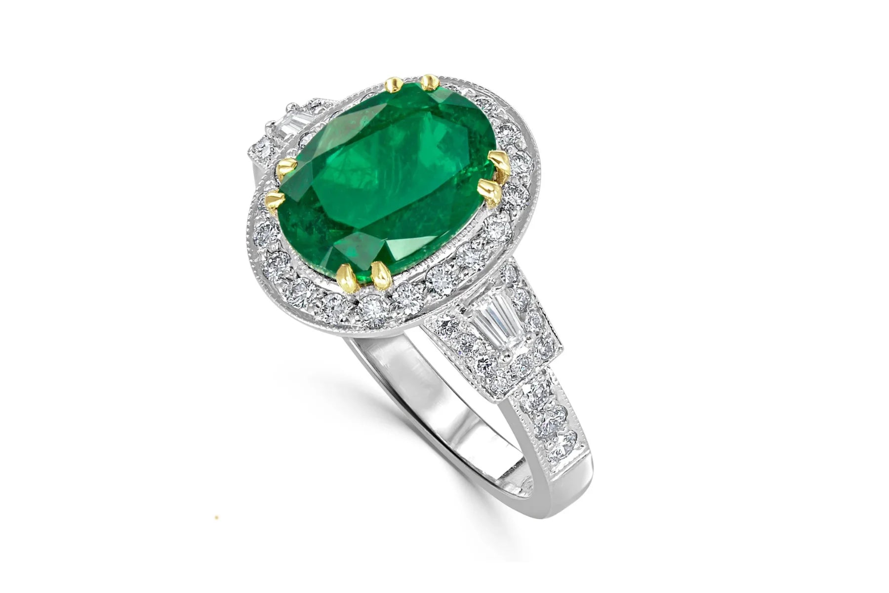 Emerald Engagement Rings & Jewellery