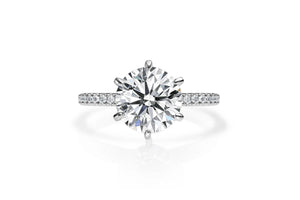 Round Cut & Brilliant Diamond Rings