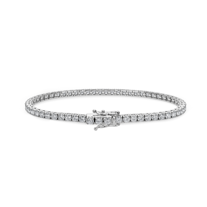 Stella - Tennis Bracelet in 14ct White Gold