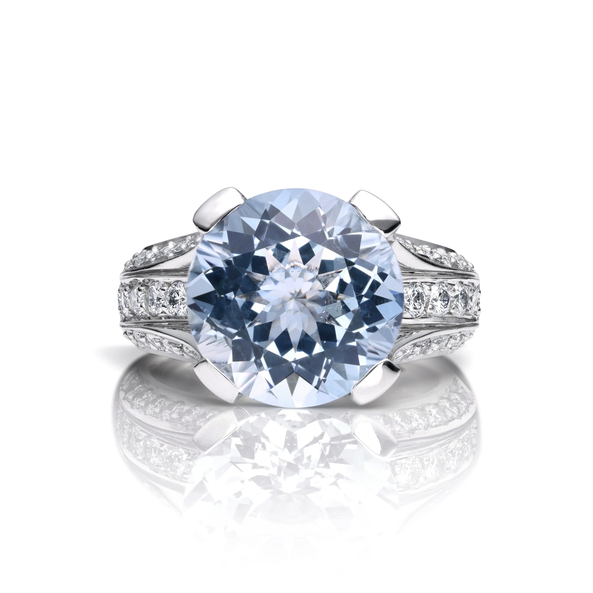 Pav Diamond Engagement Rings Bands Paul Bram