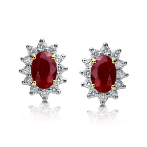 Gaelle - Ruby Earrings