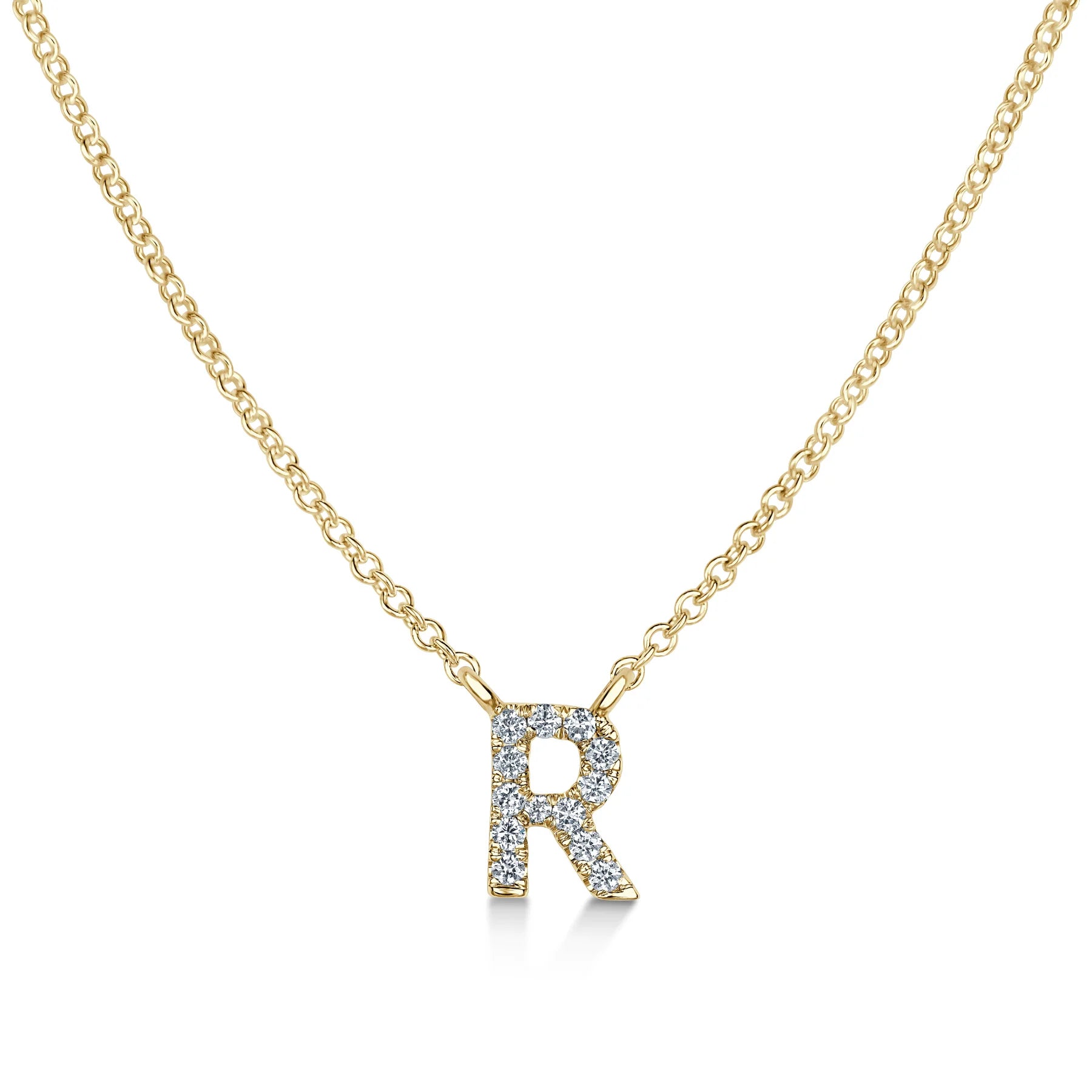 R top diamond pendant