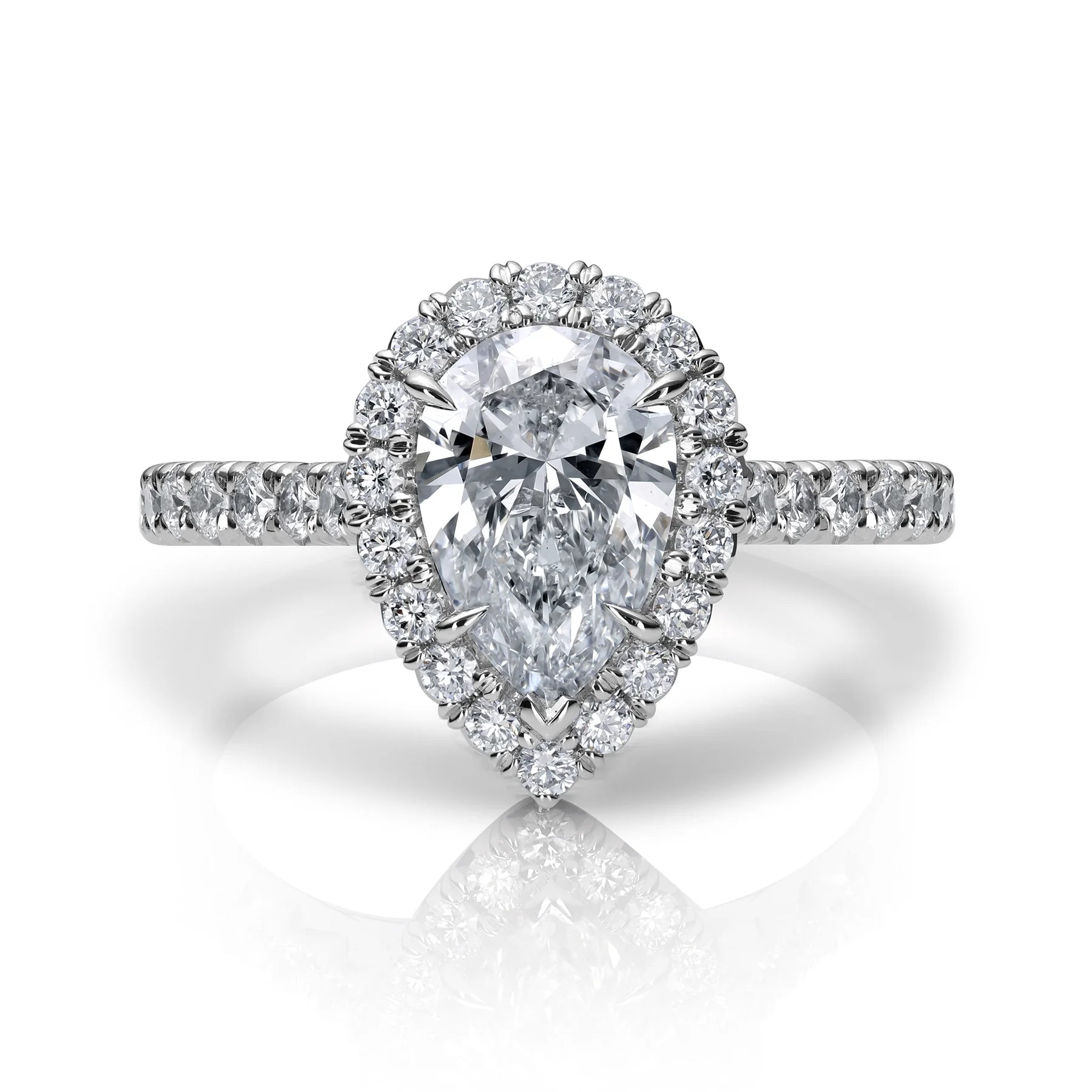2ct pear shaped diamond ring deals